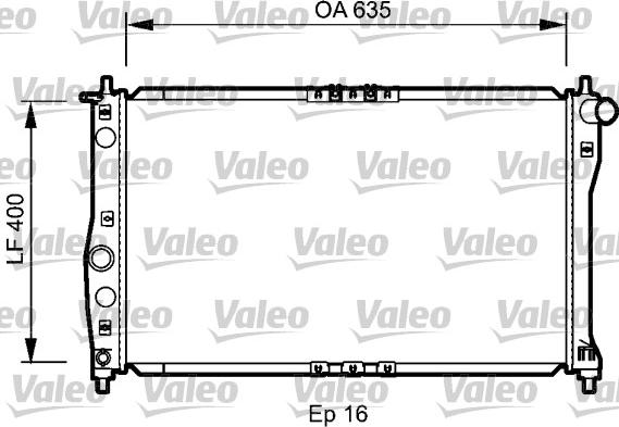 Valeo 734248 - Radiators, Motora dzesēšanas sistēma autodraugiem.lv