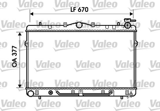 Valeo 734258 - Radiators, Motora dzesēšanas sistēma autodraugiem.lv