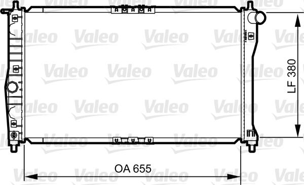Valeo 734252 - Radiators, Motora dzesēšanas sistēma autodraugiem.lv