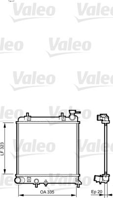 Valeo 734266 - Radiators, Motora dzesēšanas sistēma autodraugiem.lv