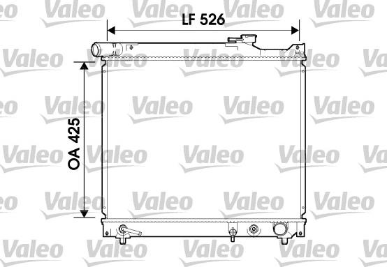 Valeo 734214 - Radiators, Motora dzesēšanas sistēma autodraugiem.lv