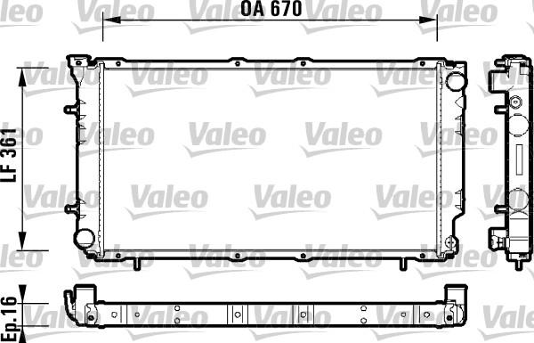 Valeo 734211 - Radiators, Motora dzesēšanas sistēma autodraugiem.lv