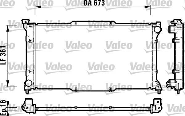 Valeo 734212 - Radiators, Motora dzesēšanas sistēma autodraugiem.lv