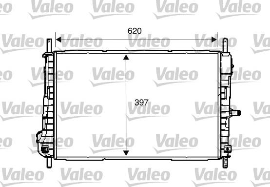 Valeo 734288 - Radiators, Motora dzesēšanas sistēma autodraugiem.lv