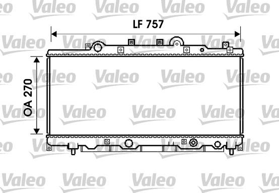 Valeo 734235 - Radiators, Motora dzesēšanas sistēma autodraugiem.lv