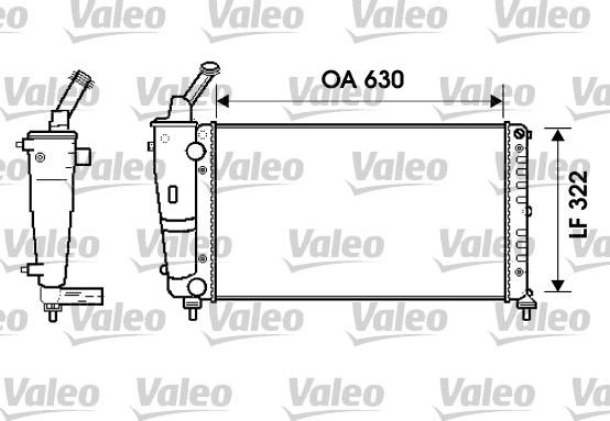 Valeo 734238 - Radiators, Motora dzesēšanas sistēma autodraugiem.lv