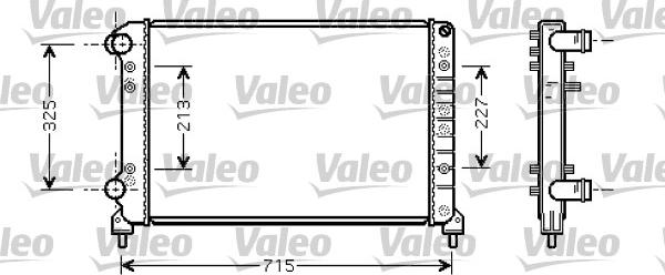 Valeo 734226 - Radiators, Motora dzesēšanas sistēma autodraugiem.lv