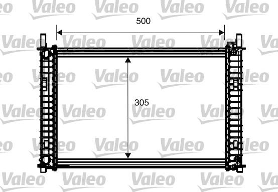 Valeo 734274 - Radiators, Motora dzesēšanas sistēma autodraugiem.lv
