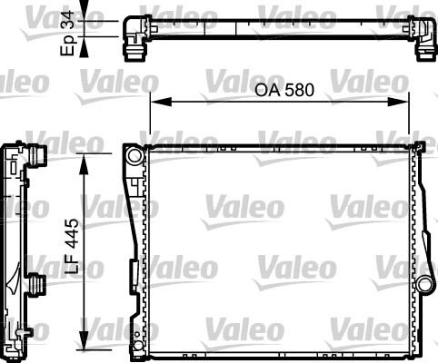 Valeo 734275 - Radiators, Motora dzesēšanas sistēma autodraugiem.lv