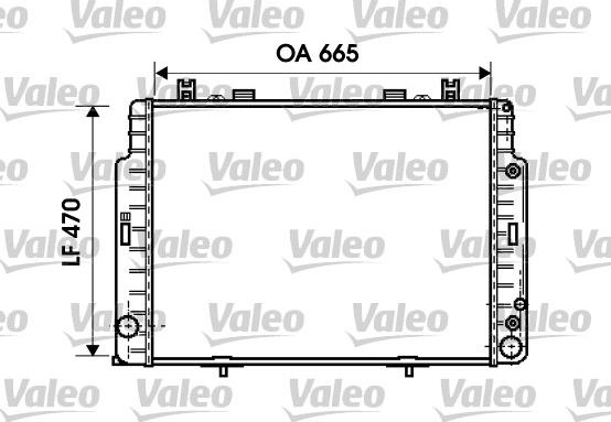 Valeo 734794 - Radiators, Motora dzesēšanas sistēma autodraugiem.lv