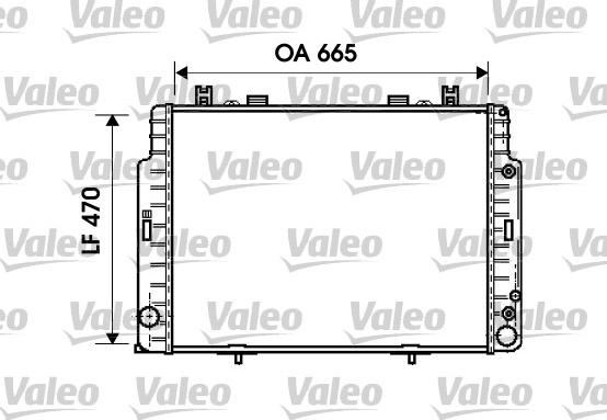 Valeo 734795 - Radiators, Motora dzesēšanas sistēma autodraugiem.lv