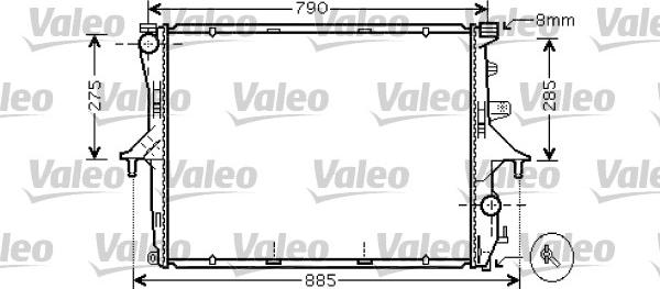 Valeo 734741 - Radiators, Motora dzesēšanas sistēma autodraugiem.lv