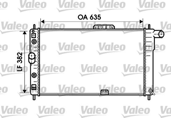 Valeo 734761 - Radiators, Motora dzesēšanas sistēma autodraugiem.lv