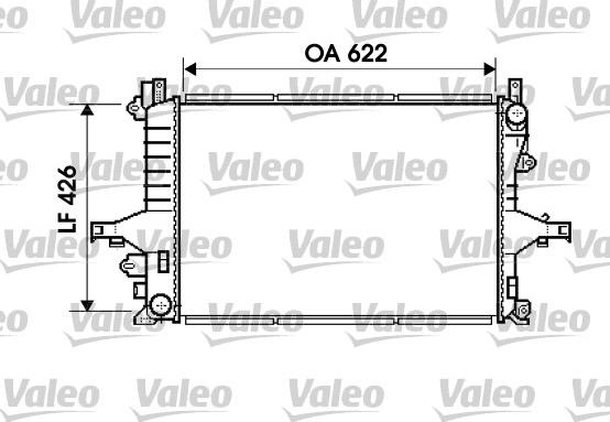 Valeo 734719 - Radiators, Motora dzesēšanas sistēma autodraugiem.lv