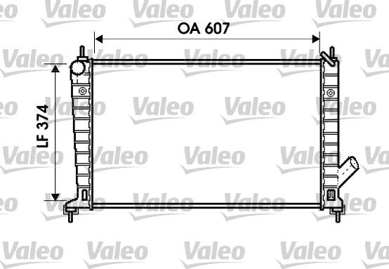 Valeo 734714 - Radiators, Motora dzesēšanas sistēma autodraugiem.lv