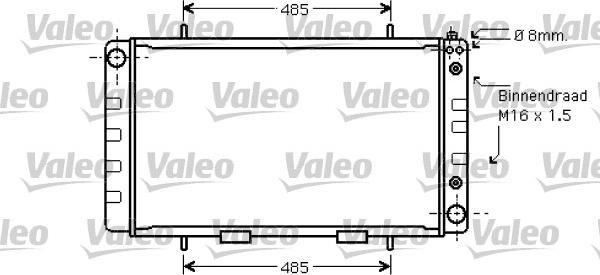 Valeo 734734 - Radiators, Motora dzesēšanas sistēma autodraugiem.lv