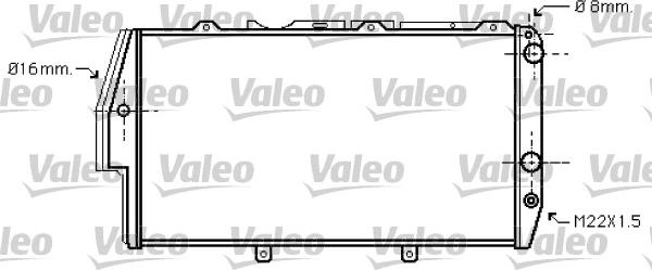 Valeo 734738 - Radiators, Motora dzesēšanas sistēma autodraugiem.lv