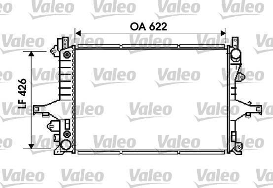 Valeo 734720 - Radiators, Motora dzesēšanas sistēma autodraugiem.lv