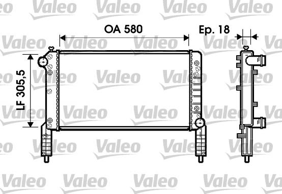 Valeo 734771 - Radiators, Motora dzesēšanas sistēma autodraugiem.lv