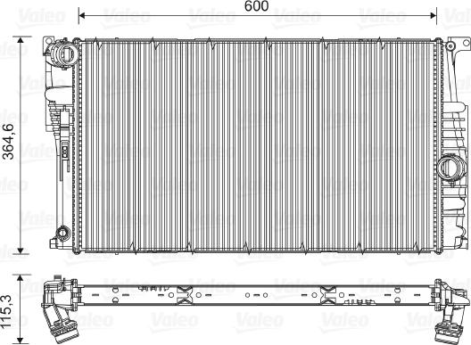 Valeo 735453 - Radiators, Motora dzesēšanas sistēma autodraugiem.lv