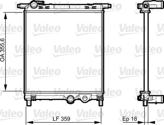 Valeo 735469 - Radiators, Motora dzesēšanas sistēma autodraugiem.lv