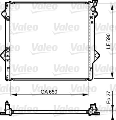 Valeo 735569 - Radiators, Motora dzesēšanas sistēma autodraugiem.lv