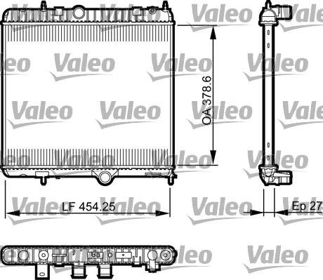 Valeo 735560 - Radiators, Motora dzesēšanas sistēma autodraugiem.lv