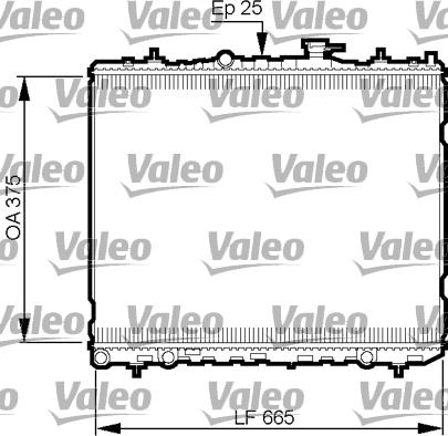 Valeo 735509 - Radiators, Motora dzesēšanas sistēma autodraugiem.lv