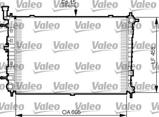 Valeo 735516 - Radiators, Motora dzesēšanas sistēma autodraugiem.lv