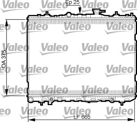 Valeo 735535 - Radiators, Motora dzesēšanas sistēma autodraugiem.lv