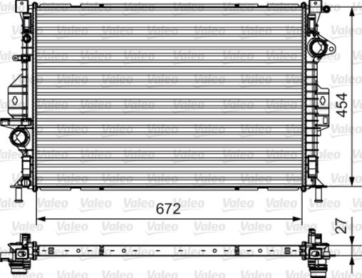 Valeo 735601 - Radiators, Motora dzesēšanas sistēma autodraugiem.lv