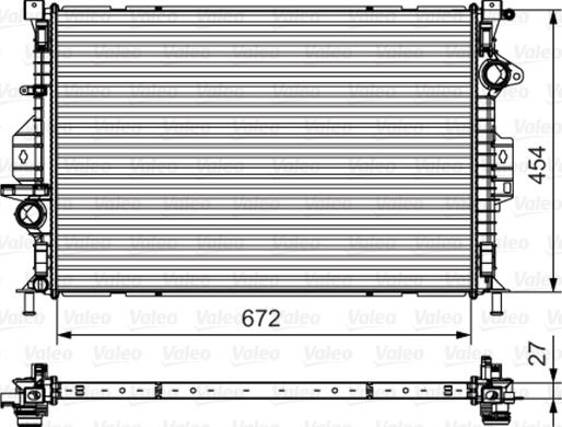 Valeo 735602 - Radiators, Motora dzesēšanas sistēma autodraugiem.lv