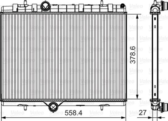 Valeo 735630 - Radiators, Motora dzesēšanas sistēma autodraugiem.lv