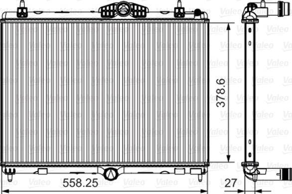 Valeo 735631 - Radiators, Motora dzesēšanas sistēma autodraugiem.lv