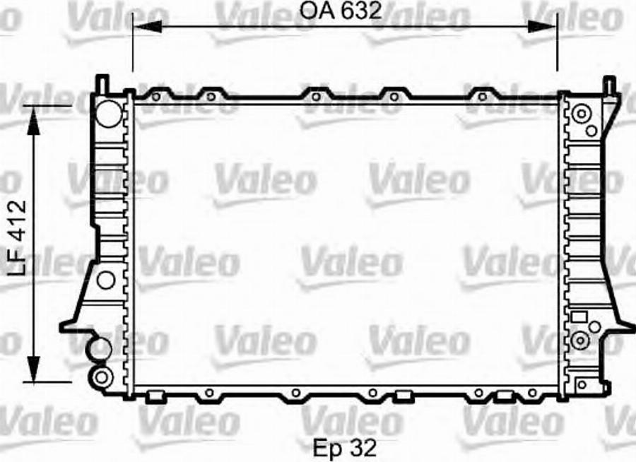 Valeo 735094 - Radiators, Motora dzesēšanas sistēma autodraugiem.lv