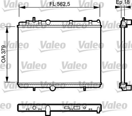 Valeo 735091 - Radiators, Motora dzesēšanas sistēma autodraugiem.lv