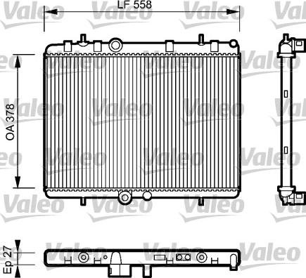 Valeo 735092 - Radiators, Motora dzesēšanas sistēma autodraugiem.lv