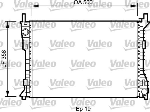 Valeo 735045 - Radiators, Motora dzesēšanas sistēma autodraugiem.lv