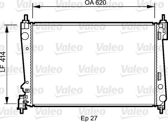Valeo 735041 - Radiators, Motora dzesēšanas sistēma autodraugiem.lv
