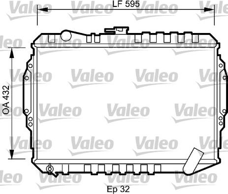 Valeo 735060 - Radiators, Motora dzesēšanas sistēma autodraugiem.lv