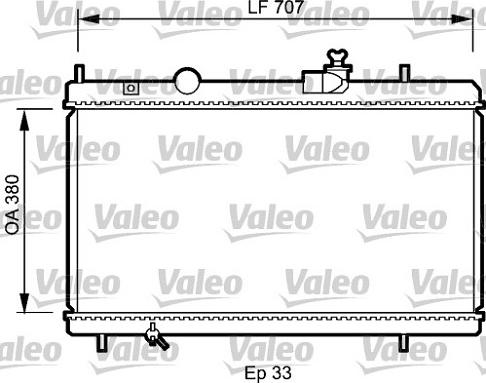 Valeo 735068 - Radiators, Motora dzesēšanas sistēma autodraugiem.lv