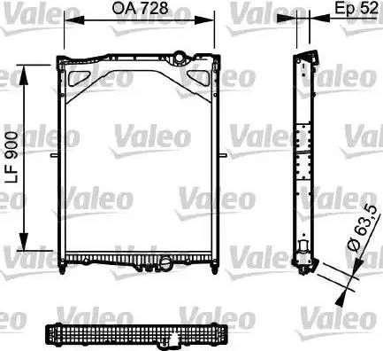 Valeo 735018 - Radiators, Motora dzesēšanas sistēma autodraugiem.lv