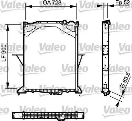 Valeo 735017 - Radiators, Motora dzesēšanas sistēma autodraugiem.lv