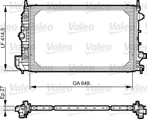 Valeo 735086 - Radiators, Motora dzesēšanas sistēma autodraugiem.lv