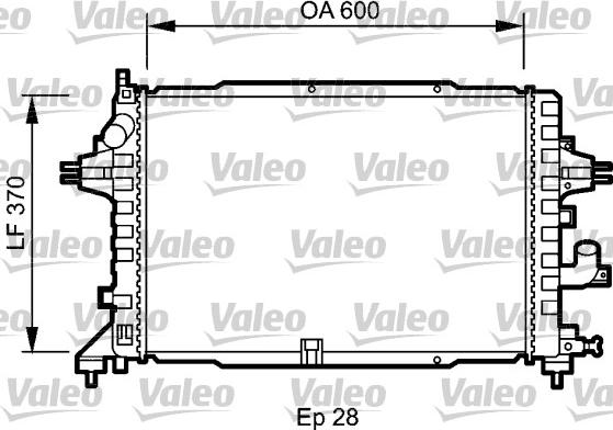 Valeo 735080 - Radiators, Motora dzesēšanas sistēma autodraugiem.lv