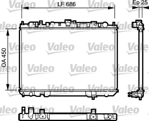 Valeo 735081 - Radiators, Motora dzesēšanas sistēma autodraugiem.lv