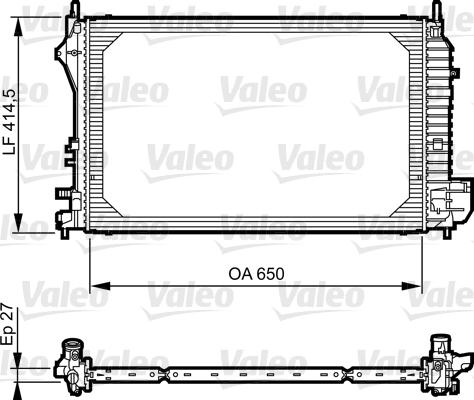 Valeo 735083 - Radiators, Motora dzesēšanas sistēma autodraugiem.lv