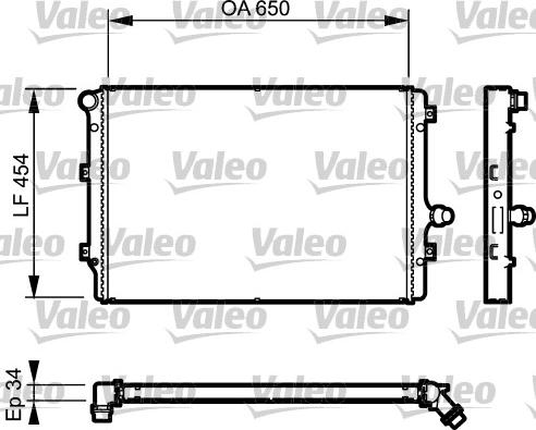 Valeo 735087 - Radiators, Motora dzesēšanas sistēma autodraugiem.lv