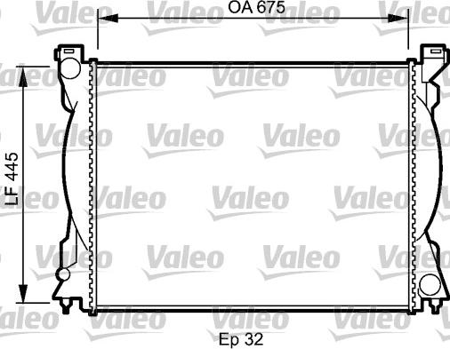 Valeo 735029 - Radiators, Motora dzesēšanas sistēma autodraugiem.lv
