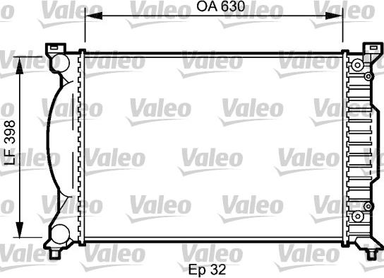 Valeo 735023 - Radiators, Motora dzesēšanas sistēma autodraugiem.lv